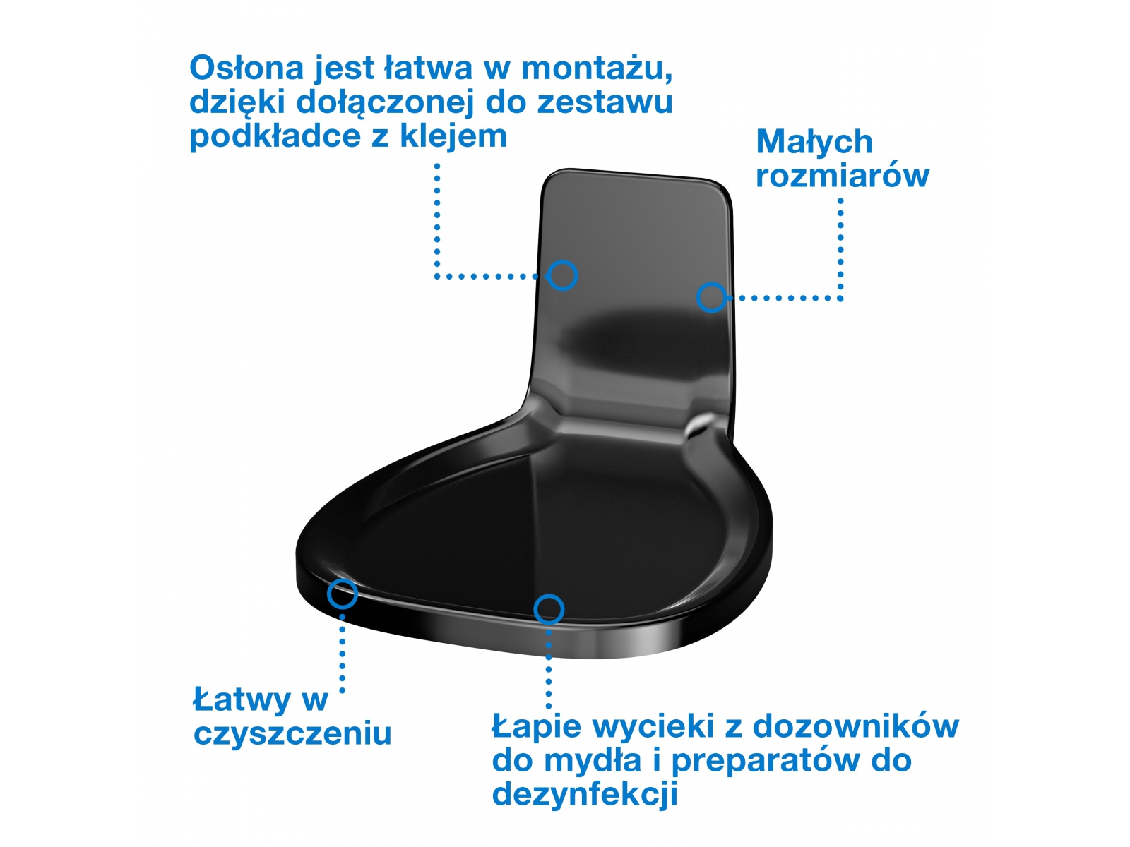 Osłona przeciw kapaniu mydła lub piany TORK 511068